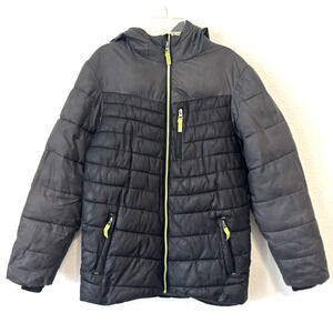 Champion Hooded Puffer Jacket Boys Youth Ski Jacket‎ Winter Large (12–14)